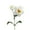 White, variant on Artificial Poppy Flower Stems (Set of 6)
