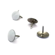 Pen + Gear White Steel Precision Crafted ThumbTack Thumbtacks 200 Count, Pins & Tacks