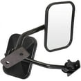 thumbnail image 3 of CCIYU Drive and Passenger Side Mirrors Manual Rectangular Adventure Fit for 1997-2017 For Jeep Wrangler JKU JK CJ YJ TJ, 3 of 4