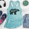 thumbnail image 2 of Grandma Bear Tank Top, Ladies Racerback Tank Top, Grandma Tank, Grandmother Tank, Cancun, Small, 2 of 3