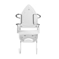 thumbnail image 2 of Soporte de pared para plancha, fácil montaje con gancho, compatible con la mayoría de planchas, estante para almacenamiento de planchas. Blanco, 2 of 9