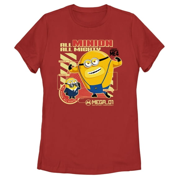 Women's Despicable Me 4 Mega Minion Dave Graphic T-Shirt