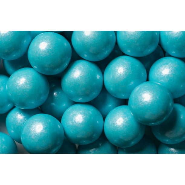 SweetWorks Shimmer Pearl Gumballs - Powder Blue, 907 g