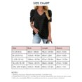 thumbnail image 5 of Tops de manga corta con mangas abullonadas, camiseta de verano con cuello en V y mangas abullonadas, camiseta de lunares suizos con cuello en V, confiabilidad excepcional, 5 of 5