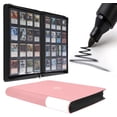 thumbnail image 1 of Carpeta D DACCKIT, 16 compartimentos, 1024 tarjetas, color rosa claro, 1 of 9