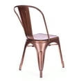 thumbnail image 4 of Design Lab MN LS-9000-COP Dreux Vintage Copper Dining Chair Set of 4, 4 of 7
