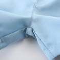 thumbnail image 4 of Karoyedx Boys' Suits Baby Boys Summer Suits Short Sleeve Wedding Ring Outfits 3Pcs Graduation Dress Shirt Bowtie Shorts Set Sky Blue Size,4-5 Years, 4 of 9