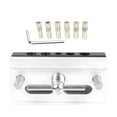 thumbnail image 3 of figatia Dowel Jig for Straight Holes Set Tool Versatile Adjustable Width 0.4inch-2.3inch Drill Jig with 6 Guide Bushings Silvery, 3 of 8