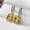 E1547, variant on AEXTO Hoop Dangle Earrings 18K White Gold Plated Round Princess Halo Heart Rectangle Triangle Cut Clear Cubic Zirconia Drop Earrings for Women Hypoallergenic