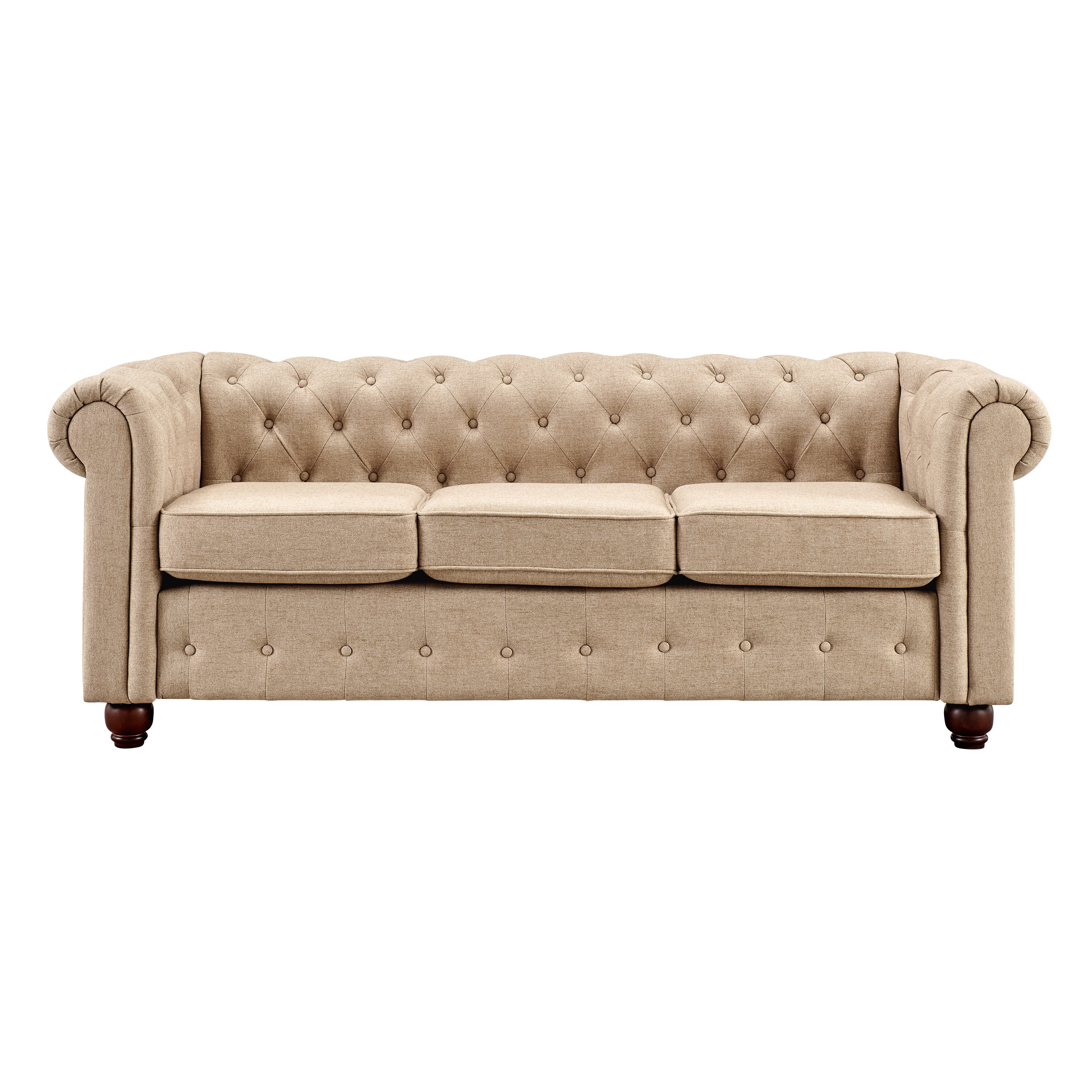 HomeFare Cream Living Room Sofa