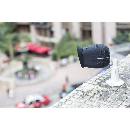 Wasserstein - Adjustable Indoor/Outdoor Wall Mount for Most Arlo Security Cameras - White