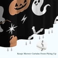thumbnail image 6 of Halloween Ghost Pumpkin Pattern Shower Curtain 84"x72" ,Bathroom Decorative Shower Curtains Set with 12 Hooks,Modern Waterproof Washable Shower Curtain, 6 of 6