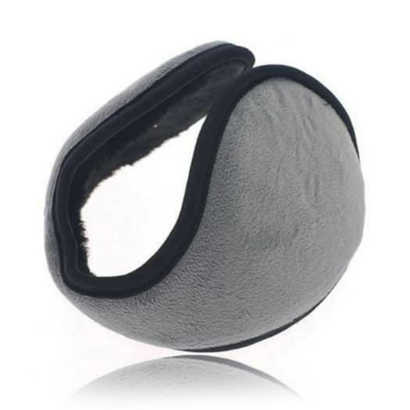 Unisex Ear Warmer Adjustable Behind The Head Ultra Soft Ear Muff Gray