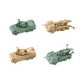 thumbnail image 1 of Kit de 4 modelos de tanque a escala 1/144, modelo de construcción, decoración del hogar, recuerdo, modelo de ensamblaje 4D, modo tanque pesado para, 1 of 8