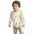 thumbnail image 2 of Sigee Vegan Fruit Carrot for Baby Unisex Baby Cotton Long-Sleeve Bodysuits Soft Cotton, Breathable-12 Months, 2 of 6