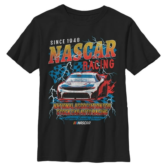 Boys NASCAR Since 1948 Daytona Beach T Shirt