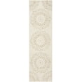 thumbnail image 2 of SAFAVIEH Blossom Brody Geometric Wool Runner Rug, Ivory/Beige, 2'3" x 14', 2 of 6