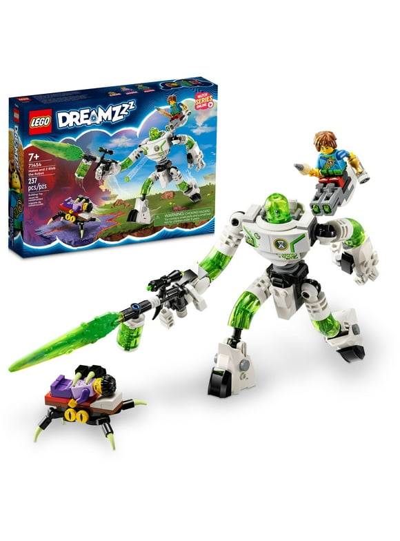 LEGO DREAMZzz Mateo and Z-Blob the Robot Building Toy Set, 2 in 1 Build Transforms Z-Blob to a Robot, Great Gift for Grandchildren or Kids Ages 7 and Up to Play with Friends or on Their Own, 71454