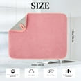 thumbnail image 2 of 2 Pack Dish Drying Mat, 20 X 15 Inch Ultra Absorbent Microfiber Dishes Drainer Mats, Large Size Dish Drying Pad for Kitchen Counter, Coffee, Rack, Under Sink, Countertops, Pinstripe(Pink), 2 of 9