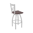 thumbnail image 2 of 820 Catalina 25" Swivel Counter Stool with Anodized Nickel Finish and Natural Maple Seat, 2 of 2