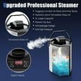 thumbnail image 4 of Globalway 800W 2 Person Portable Steam Sauna Tent SPA w/ Hat Side Holes 3L Steamer, 4 of 10