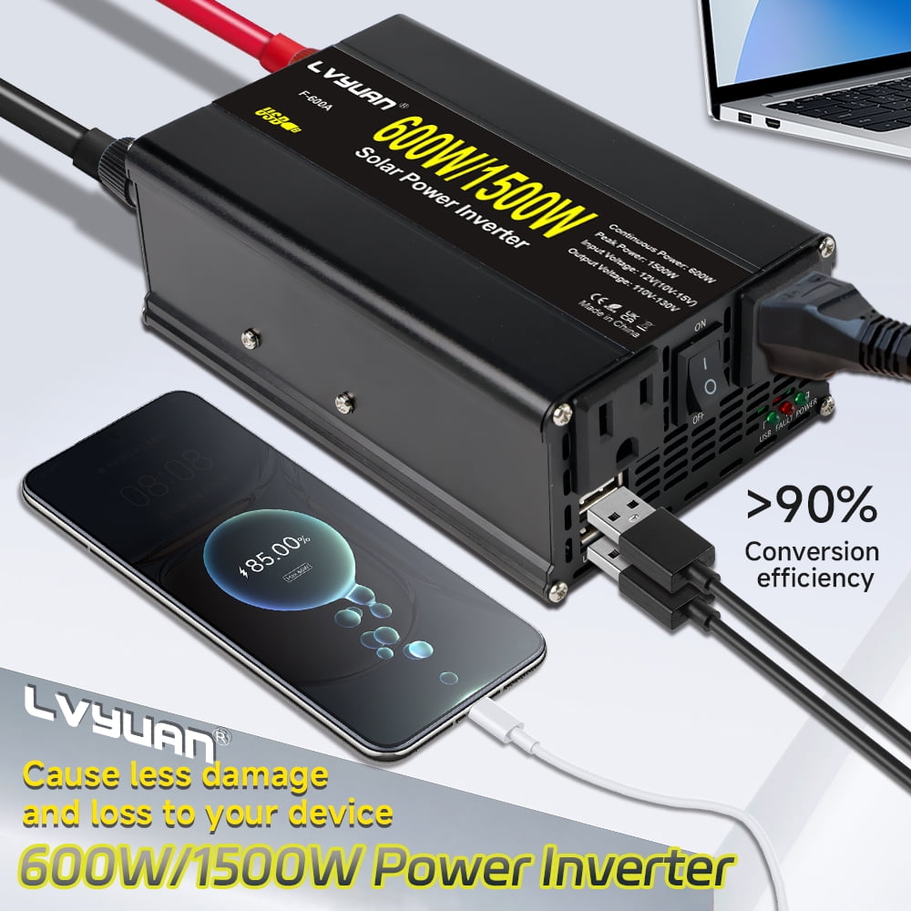 LVYUAN 1000W/2000W F-1000P Pure Sine Wave インバーター | RIMO.LT
