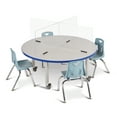 thumbnail image 3 of See-Thru Table Divider Shields - 4 Station - 35.5" x 35.5" x 16", 3 of 6