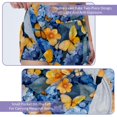 thumbnail image 5 of Womens High Waisted Flower Butterfly Running Shorts 2 in 1 Athletic Shorts Gym Workout Shorts with Pocket M, 5 of 7