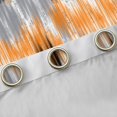 thumbnail image 4 of Homewish Orange Gray Tie Dye Blackout Curtains Set of 2 (52x84 Each),Abstract Artwork Curtain, 4 of 6