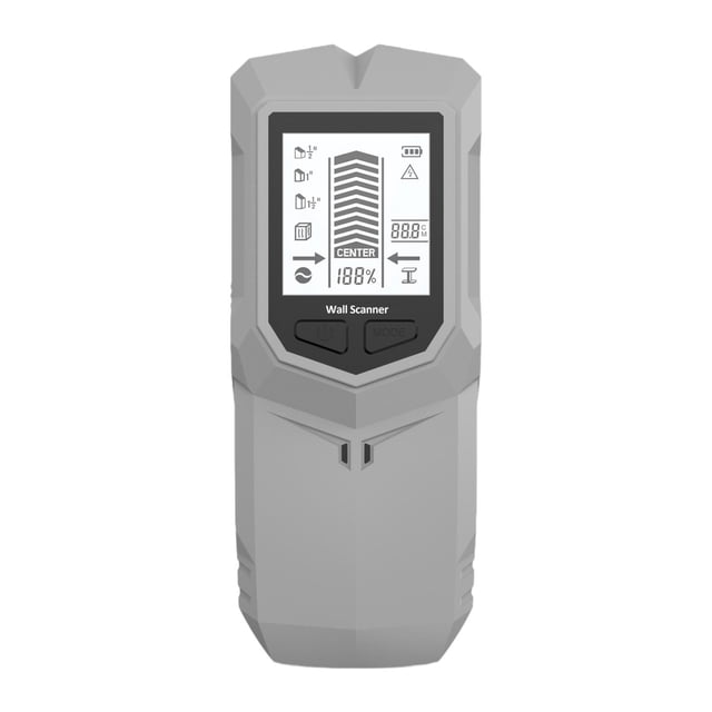 S SERENABLE Electronic Studs Detector Multifunctional Wall Detector for Cable Joist Beams Gray