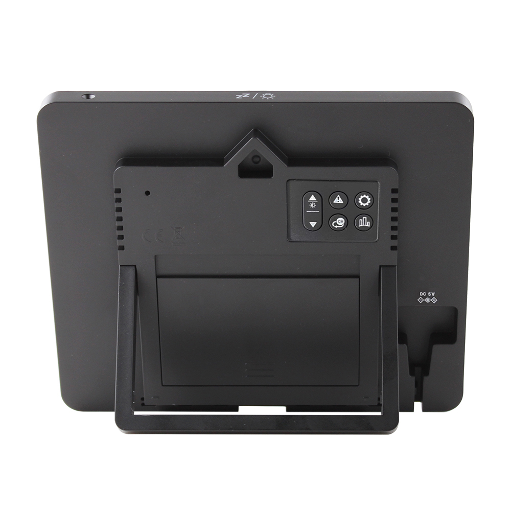 Weather station,Weather Station Temperature Pressure Weather Screen Clock Temperature Display Alarm Clock Weather Display Alarm Pressure Weather Display Color Screen Clock Support Mewmewcat