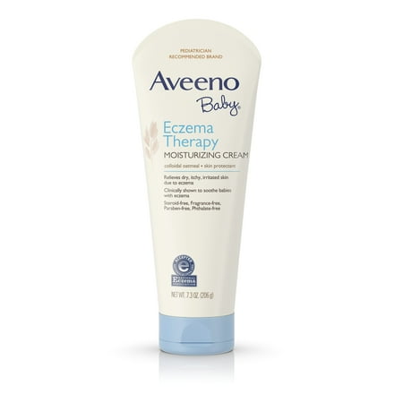 Aveeno Baby Eczema Therapy Moisturizing Cream For Dry Skin, 7.3 Oz. - Walmart.com