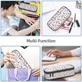 thumbnail image 6 of Uemuo Tulips Flowers Printed Large Pencil Case, Big Capacity Pencil Pouch Stationery Pen Bag, Storage High Capacity Bag Pouch Holder Box Organizer, Marker Pen Case, 6 of 9