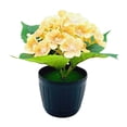 thumbnail image 2 of Kripyery Visual Fake Potted Plant Artificial Plastic Decorative Delicate Flower Bonsai for Office, 2 of 8