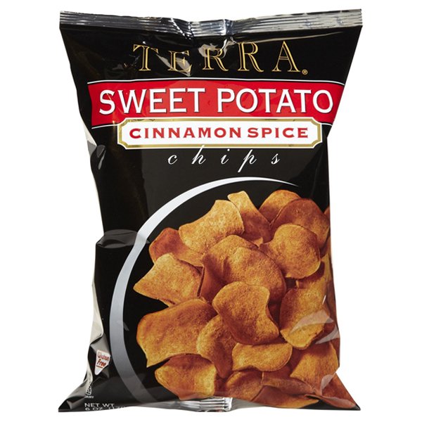 Terra Cinnamon Spice Sweet Potato Chips 6 oz Bags Pack of 12