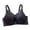 Blue, variant on Lace Nursing Bra Women Pullover Bra Feature V-Neck Wire-Free Bra Style W-491 Blue 34
