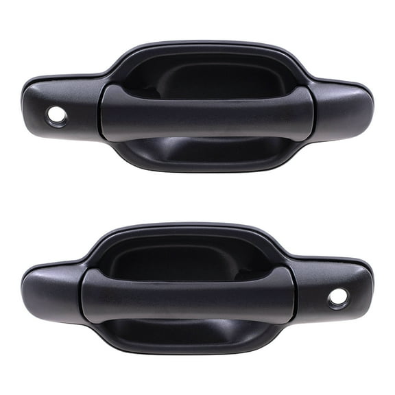 Brock Replacement Driver and Passenger Front Outside Outer Door Handles compatible with Pickup Truck 25875521 15243675