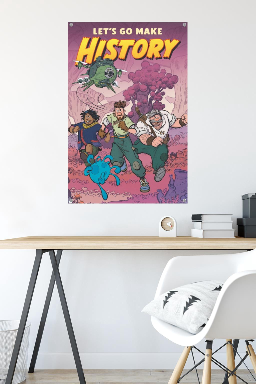 Disney Strange World - Let's Go Make History Wall Poster with Pushpins, 22.375" x 34"