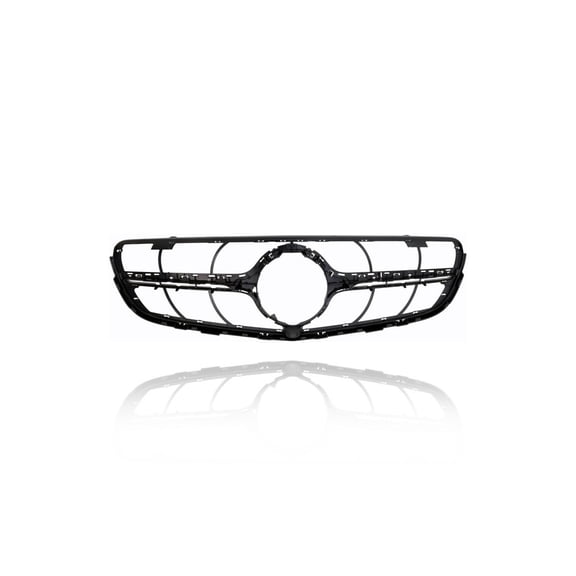 Grille - Compatible/Replacement for '17-19 Mercedes-Benz GLC43 - Main, Black Frame Insert With Camera Hole - 2538880100