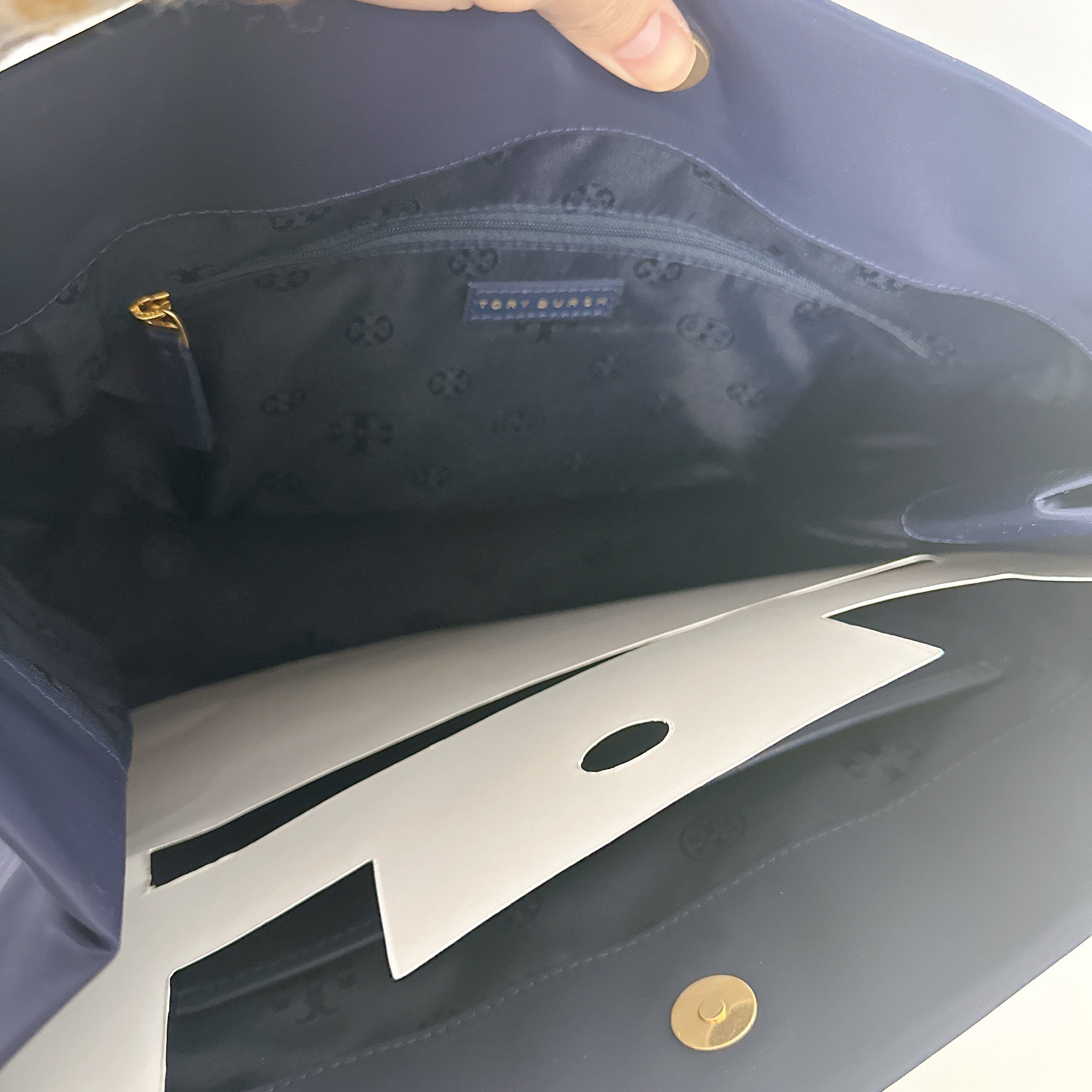 バッグ everyone nylon tote bag navy everyone nylon logo tote bag(NAVY)