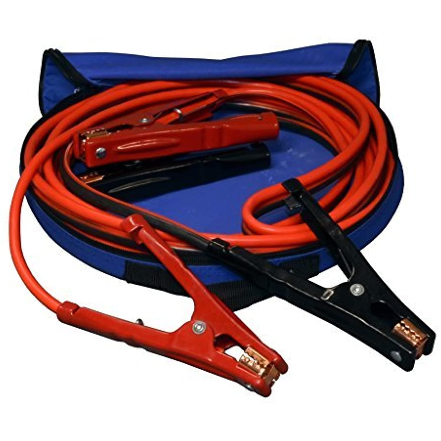 Stark USA 25-Foot 0-Gauge Booster Cables - Heavy Duty Commercial Jumper Cables