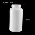 thumbnail image 2 of Unique Bargains Plastic Lab Chemical Reagent Bottle 1000ml/34oz Wide Mouth Sample Sealing Liquid Storage Container 10 pcs, 2 of 3