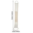 thumbnail image 2 of 70cm Extra Long Exfoliating Back Scrubber - 10cm Wide Textured Shower Towel for Deep Body Cleansing, Bath & Spa Use, 2 of 3