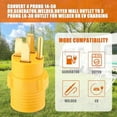 thumbnail image 4 of NEMA 14-50P to L6-30R RV Generator Welder Adapter, 50A 4 Prong Male Plug to 30A 3 Prong Locking Female Outlet Receptacle Generator Welder Dryer EV Charger Power Cord Adapter$$Tools & Hardware Other, 4 of 6