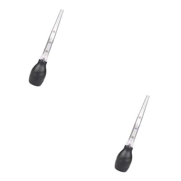 Bearachild Cuentagotas de aceite Baster para pavo, herramientas para barbacoa, condimento para barbacoa, bomba de succión, accesorio de cocina, herramienta No.1 2piezas Bearachild CBP584805