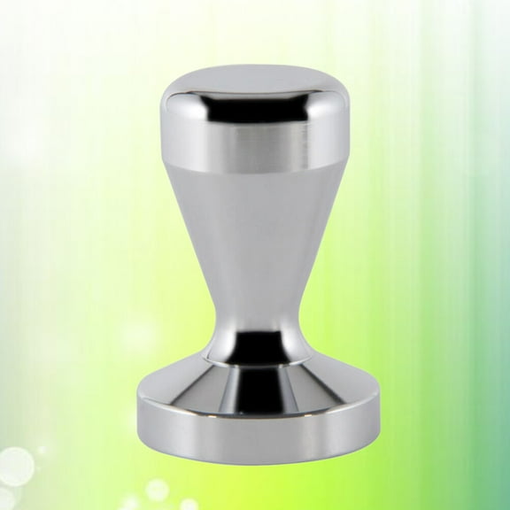 OUNONA Stainless Steel Coffee Tamper with Ergonomic Handle for Making Rich Flavor Espresso 49mm