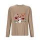 thumbnail image 3 of Blusas y camisas de manga larga con cuello redondo para hombre, ropa deportiva para el hogar, pijamas, camisetas de color liso, blusa deportiva para hombre, poliéster, 3 of 3