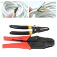 thumbnail image 3 of Kit De Herramientas Para Prensar Cables De Trinquete, Herramienta Para Pelar Cables Con Mango Ergonómico Para Circuito Eléctrico, 3 of 7