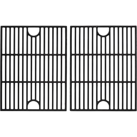 17" Cast Iron Grill Grates, Replacement Parts for 4/5 Burner Gas Grills 720-0888, 720-0888N, 720-0830H, 720-0830X & More
