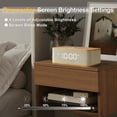 thumbnail image 2 of ZXNYH Digital Alarm Clock Bluetooth Speaker, Wireless Charging Alarm Clock Bedroom, Digital Dual Alarm Clock Bedroom USB Charging Port Snooze Sleep Timer 12 24H Dimmer Easy to Set for Heavy Sleepers, 2 of 2